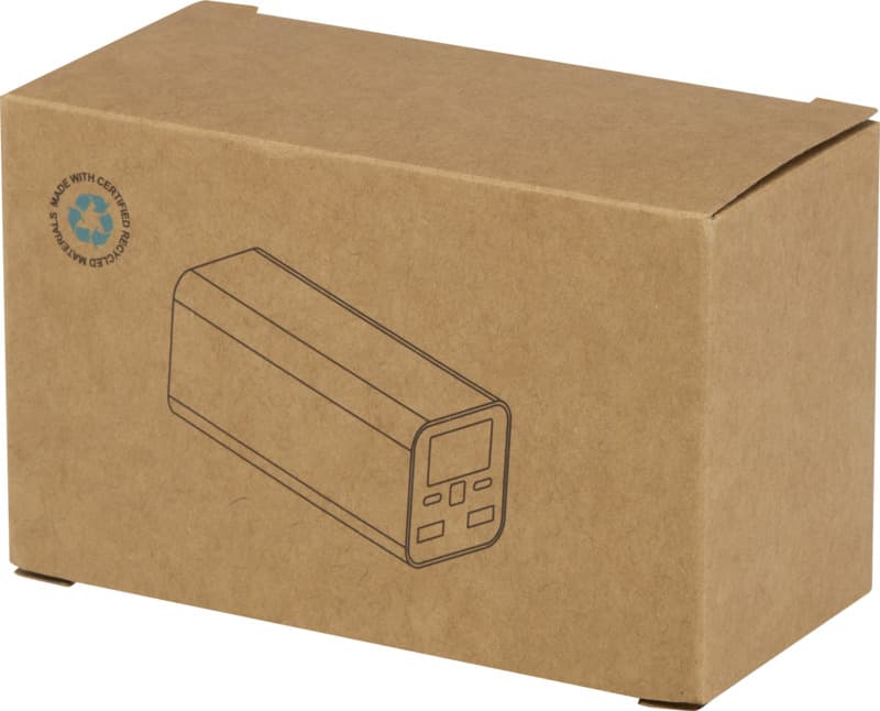 Acamar 20.000 mAh 70W recycled aluminium laptop power bank 9