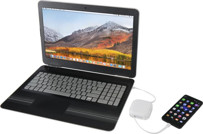 Gloas 5-in-1 recycled retractable data sync and 100W fast charge cable with smartphone tool kit 6