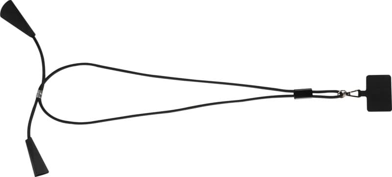 Funi recycled plastic smartphone lanyard with built-in data sync and 100W fast charge 5-in-1 cable 2