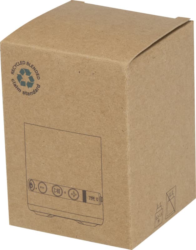 Hunor 3W recycled plastic wireless speaker 15