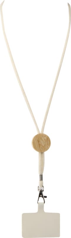 Adhab smartphone lanyard with bamboo details 2
