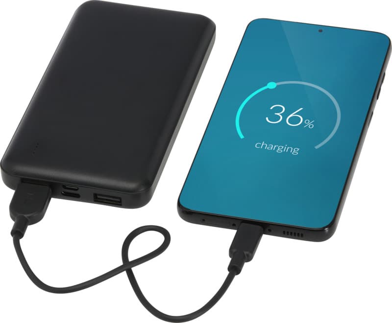 Intan 10.000 mAh 10W recycled plastic power bank 5