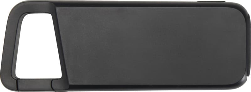 Alkes 5000 mAh 12W recycled plastic water resistant power bank with carabiner 2