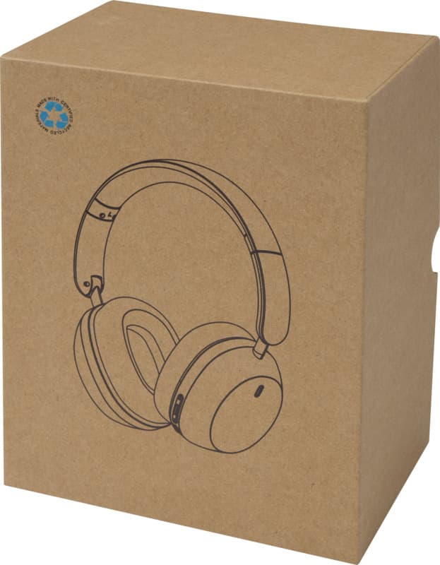 Hoggar recycled plastic over-ear foldeable ANC and ENC headphones 4