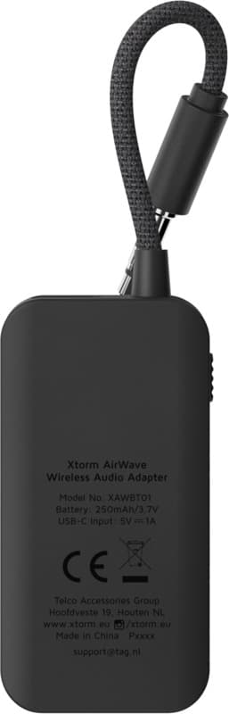 Xtorm XAWBT01 AirWave wireless audio adapter 3