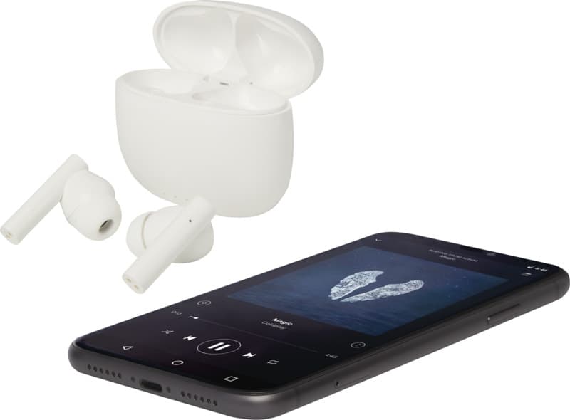 Alterf recycled plastic True Wireless Bluetooth® headset with silicone eartips 14