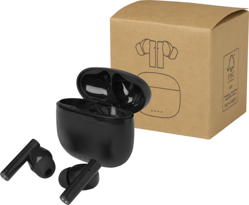 Alterf recycled plastic True Wireless Bluetooth® headset with silicone eartips 1