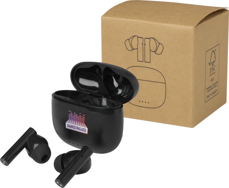 Alterf recycled plastic True Wireless Bluetooth® headset with silicone eartips 8