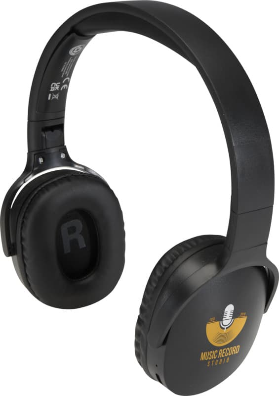 Ancha recycled plastic over-ear wireless Bluetooth® headset 5