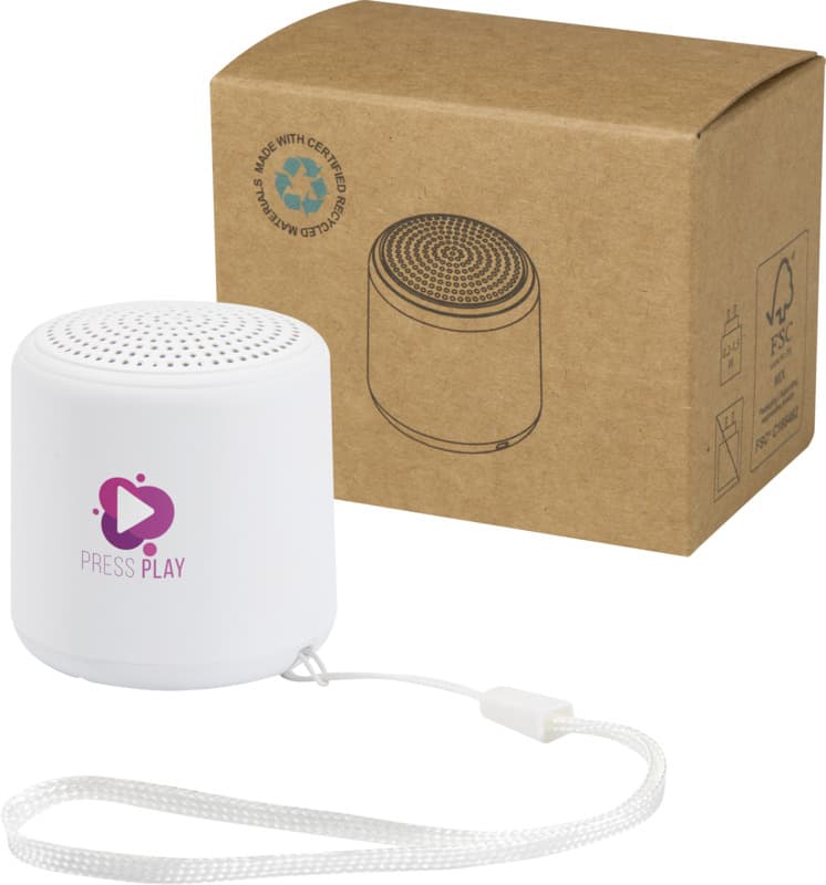 Velkis 3W recycled plastic wireless Bluetooth® speaker 7