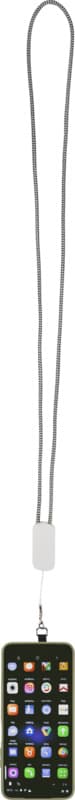 Anser recycled plastic smartphone lanyard with 27W 5-in-1 built-in cable 3