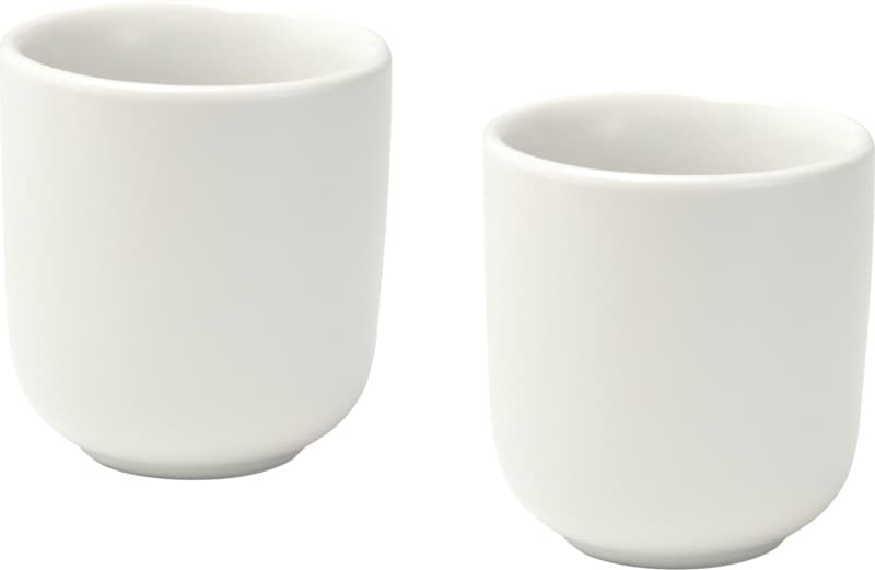 Male 90 ml ceramic espresso cups with matt finish - set of 2 9
