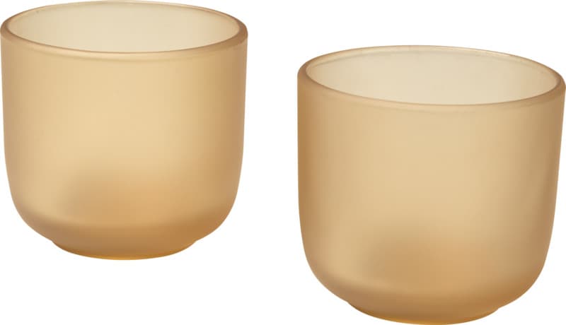 Male 200 ml glass cups with matt finish - set of 2 4