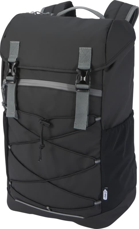 Aqua 15.6" GRS recycled water resistant laptop backpack 23L 1