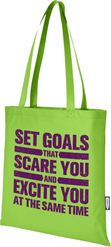 Zeus GRS recycled non-woven convention tote bag 6L 35