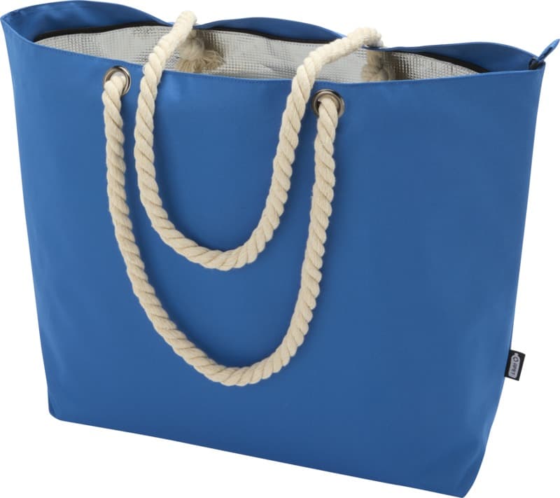 Panama GRS recycled beach cooler tote bag with cord handles 23L 11