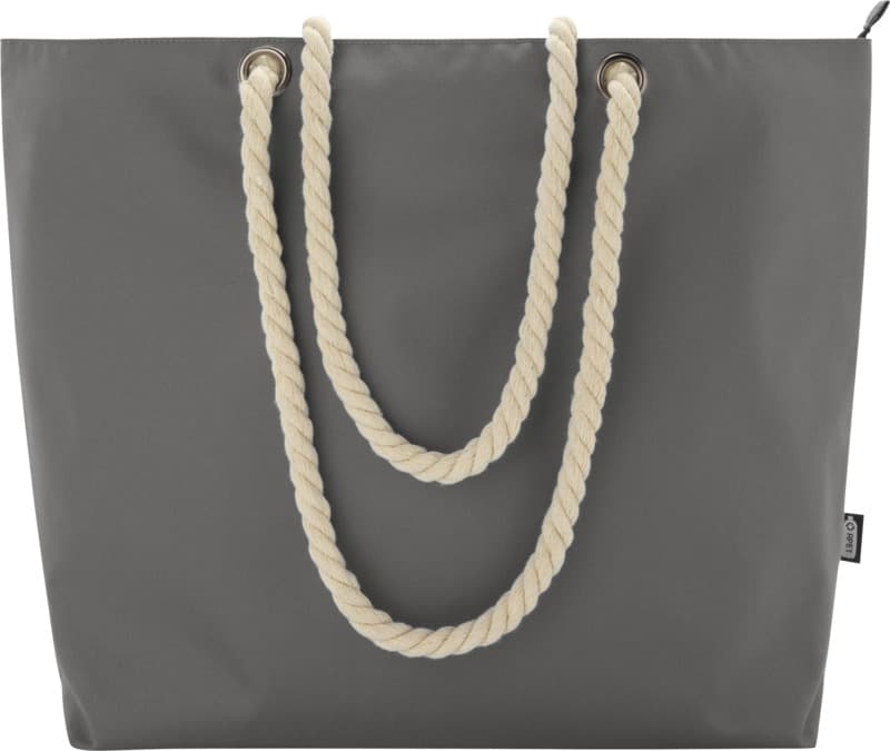 Panama GRS recycled beach cooler tote bag with cord handles 23L 30