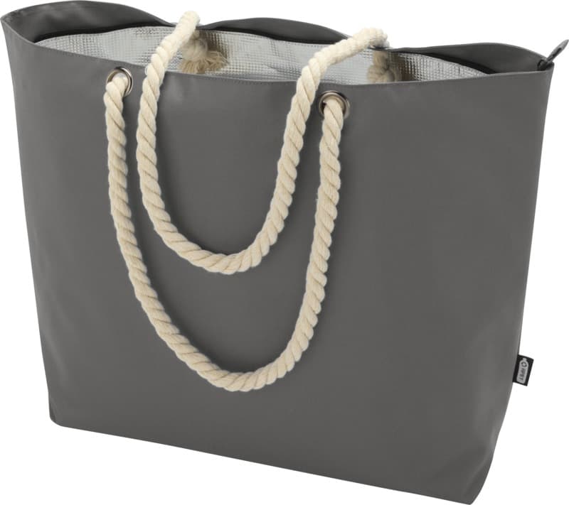 Panama GRS recycled beach cooler tote bag with cord handles 23L 32