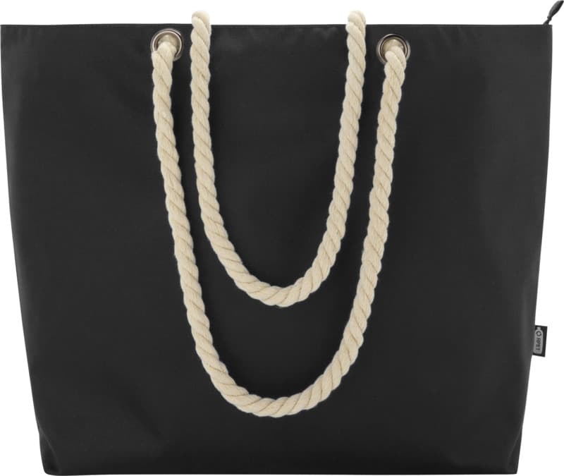 Panama GRS recycled beach cooler tote bag with cord handles 23L 37