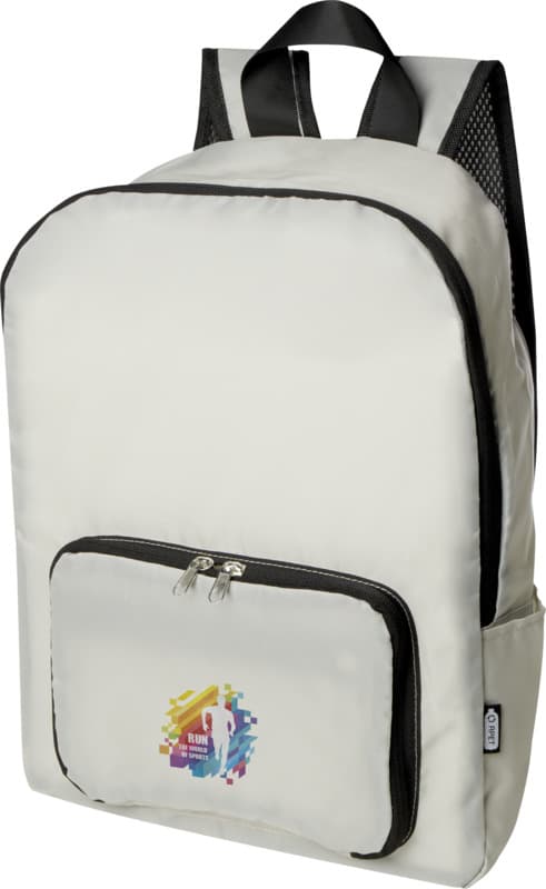 EcoFold RPET foldable backpack 15L 8