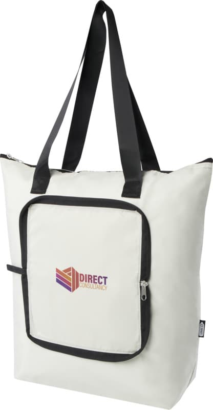 EcoFold RPET foldable tote cooler bag 15L 10