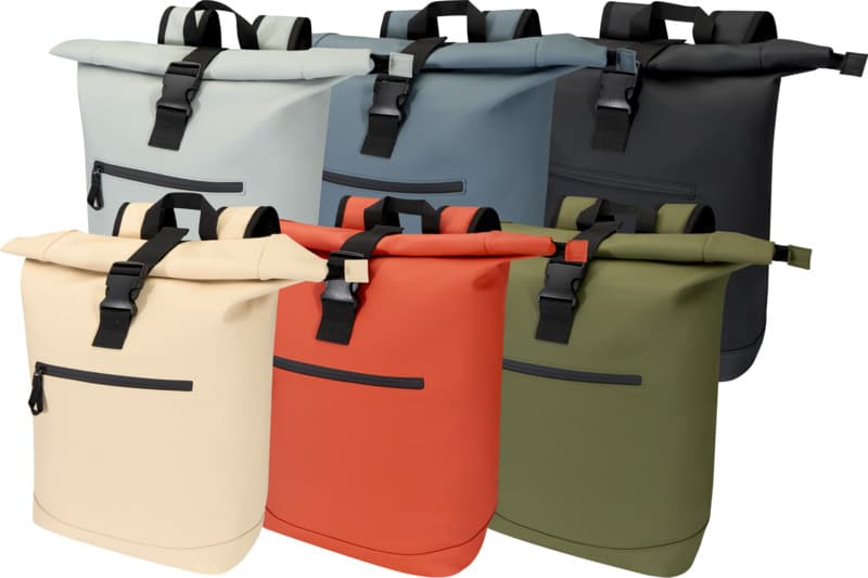 Resi Plus 15" GRS recycled roll-top backpack 18L 13