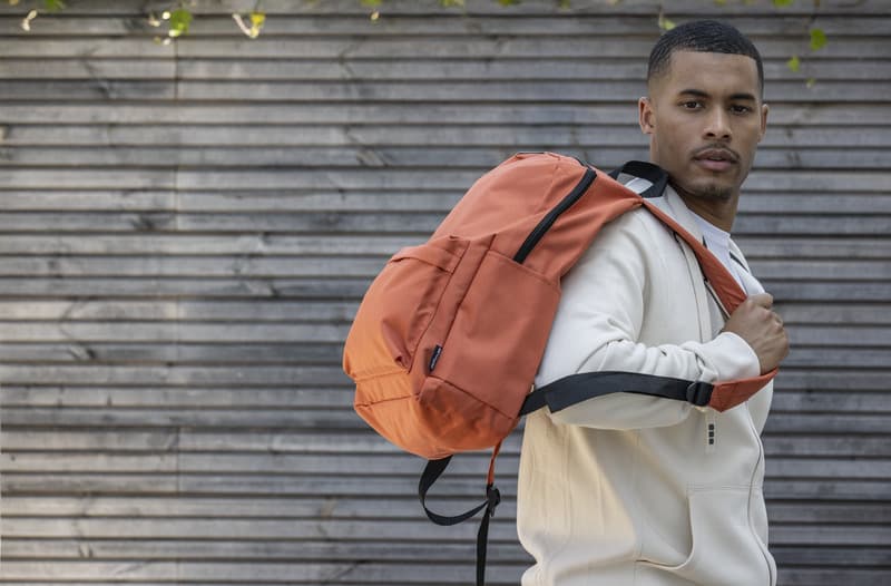 Byron 14" GRS recycled city laptop backpack 16L 7