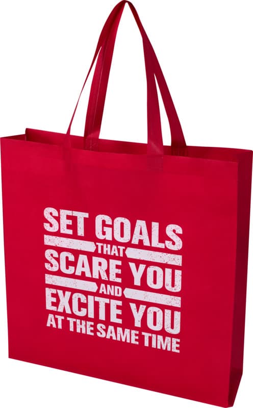 EcoSeal GRS recycled nonwoven gusset tote bag 12L 12