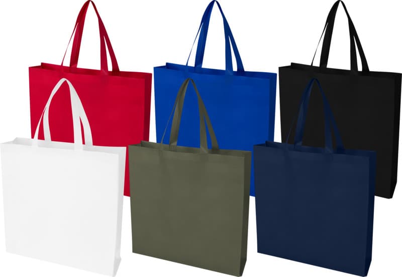 EcoSeal GRS recycled nonwoven gusset tote bag 12L 35