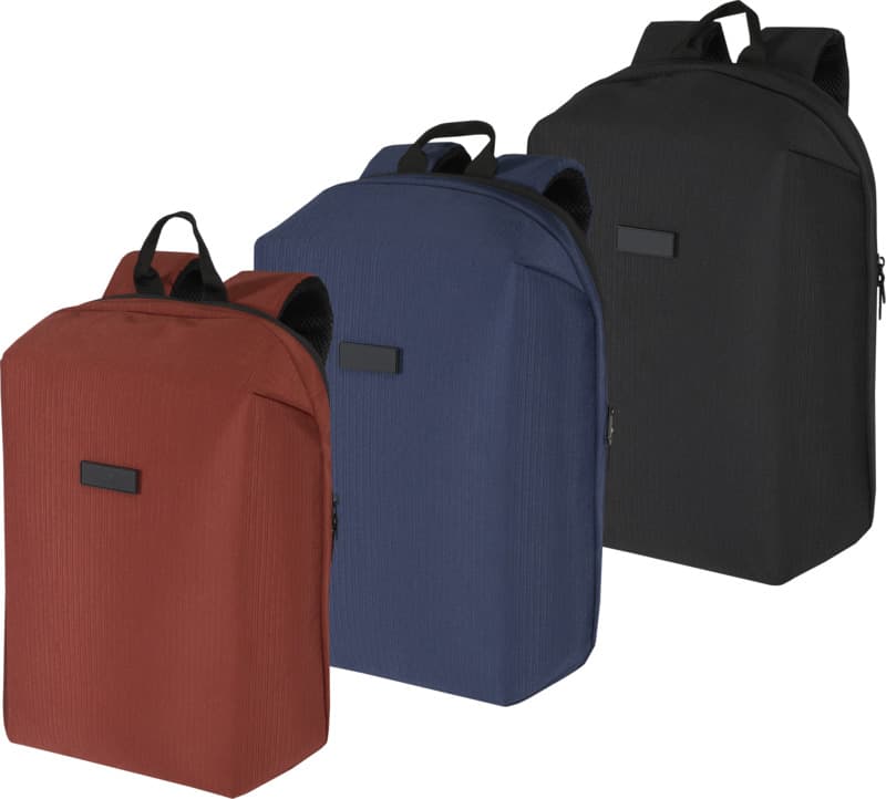 Luma 15" GRS recycled anti-theft laptop backpack 10L 15