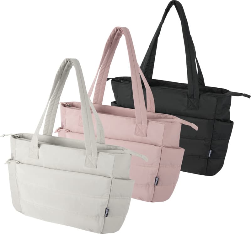 Puffer 15.6" GRS recycled laptop tote bag 18L  6