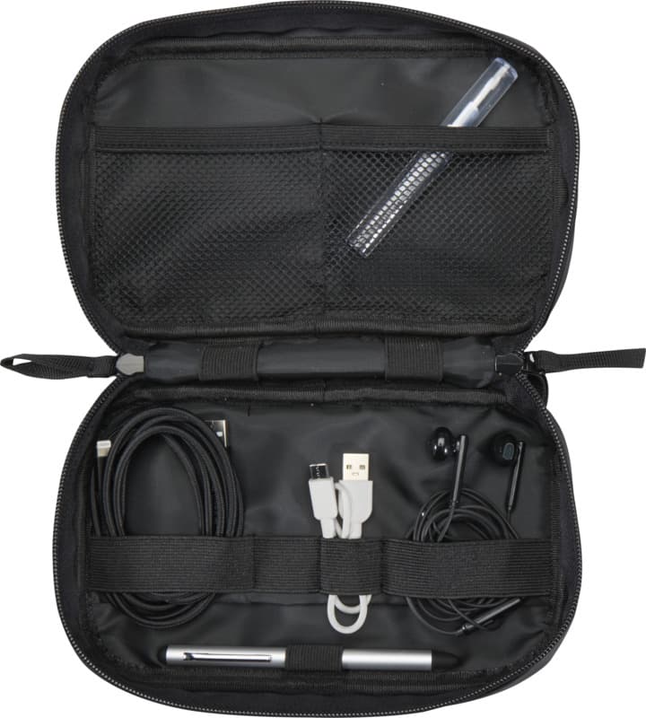 Resi Plus GRS recycled tech pouch 1L 4