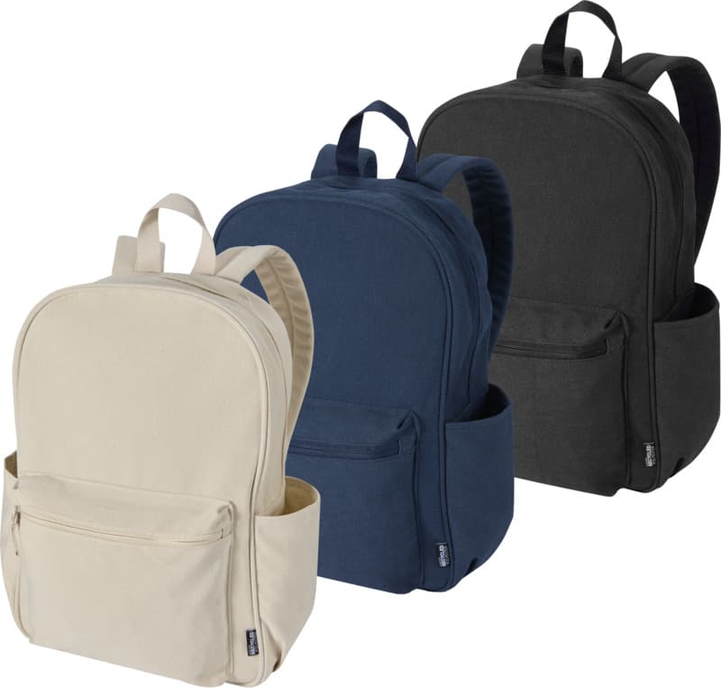Recanvas 15.6” GRS recycled city backpack 16L 13
