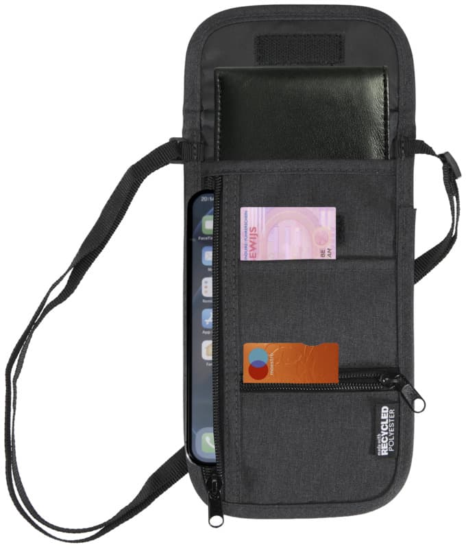 Ross GRS recycled smart travel pouch 18
