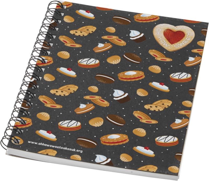 Desk-Mate® A6 colour spiral notebook 17