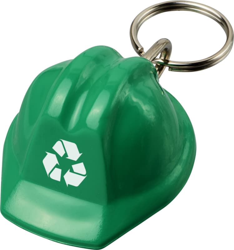 Kolt hard hat-shaped recycled keychain 15
