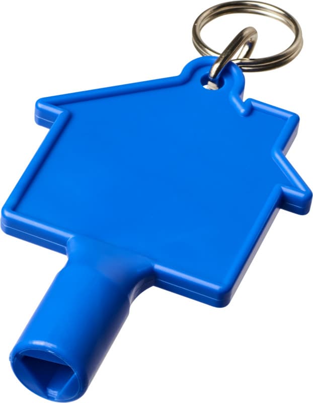 Maximilian house-shaped recycled utility key keychain 4