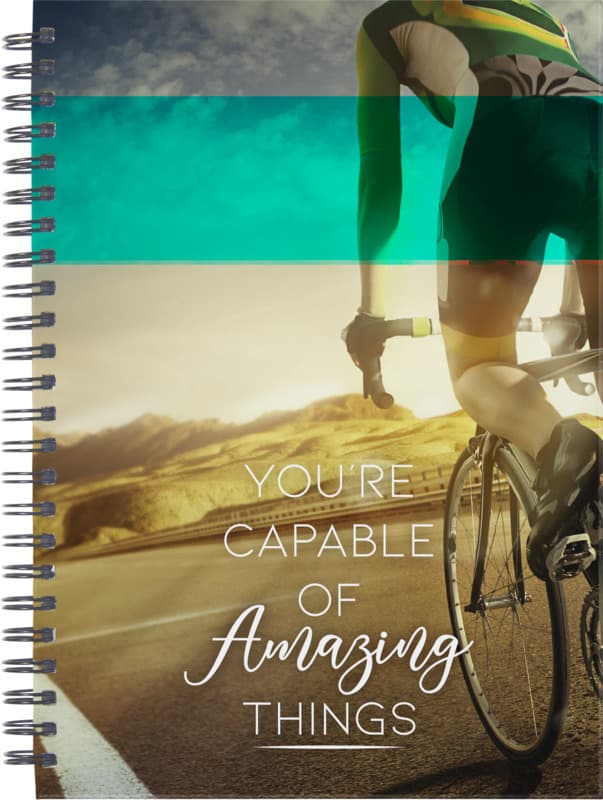 Desk-Mate® A5 hard cover undated diary 6