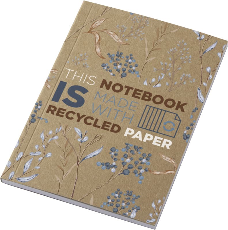 Novella Austen A6 recycled soft cover kraft notebook - 50 sheets 1