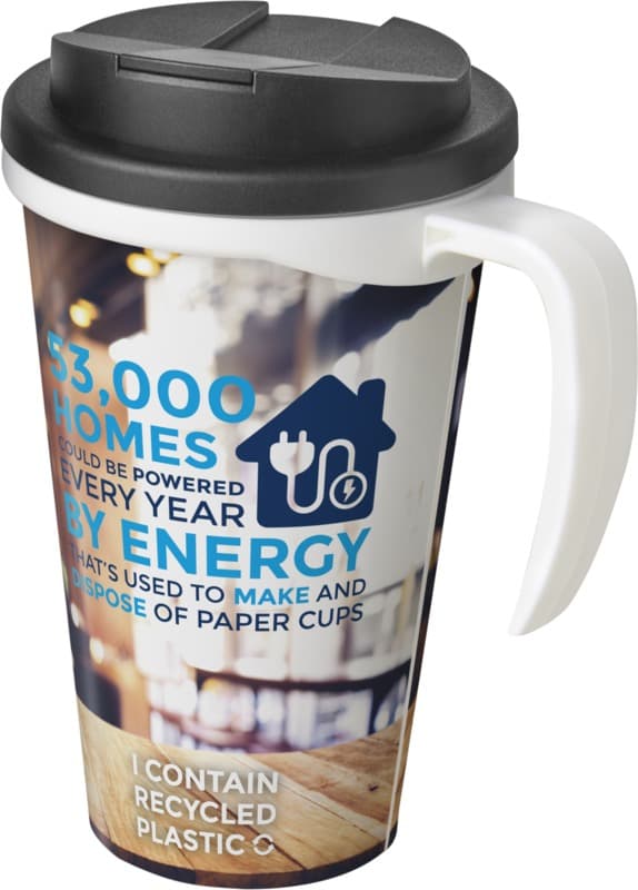 Brite-Americano® Grande 350 ml mug with spill-proof lid 37