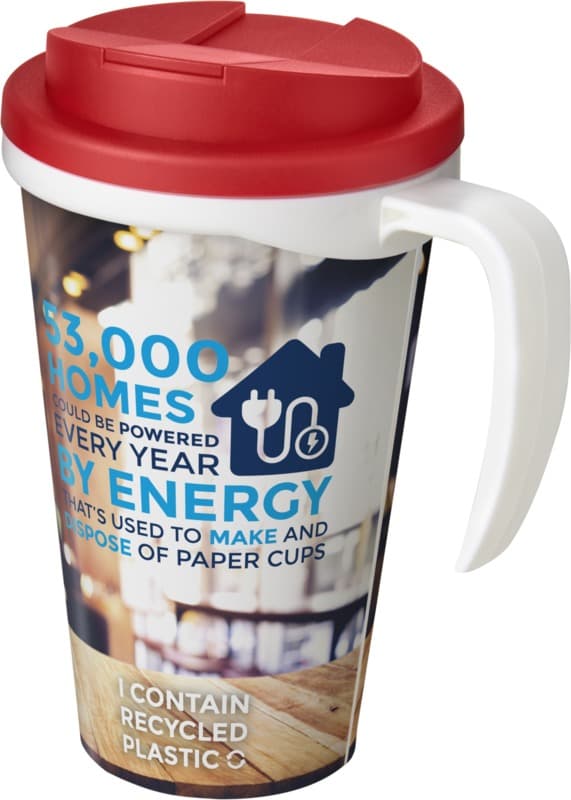 Brite-Americano® Grande 350 ml mug with spill-proof lid 49