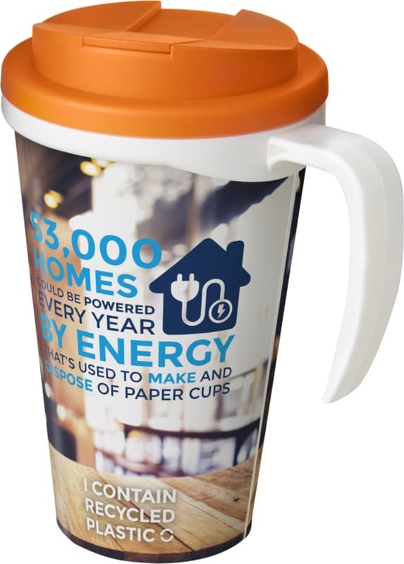 Brite-Americano® Grande 350 ml mug with spill-proof lid 61