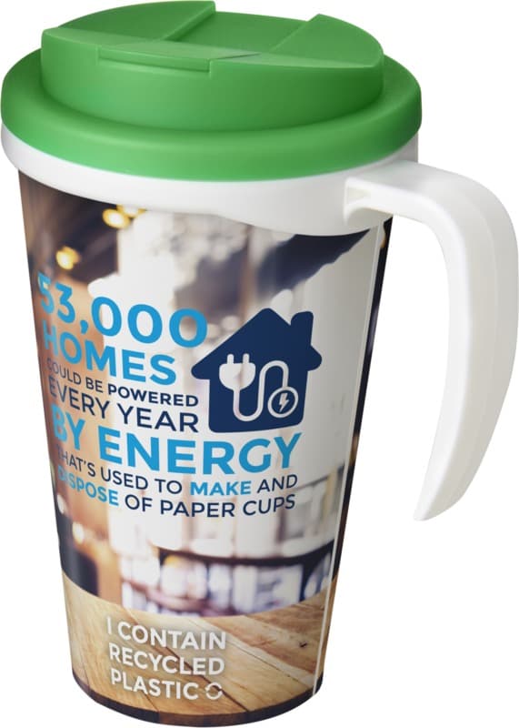 Brite-Americano® Grande 350 ml mug with spill-proof lid 73