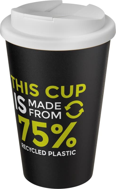 Americano® Eco 350 ml recycled tumbler with spill-proof lid 20