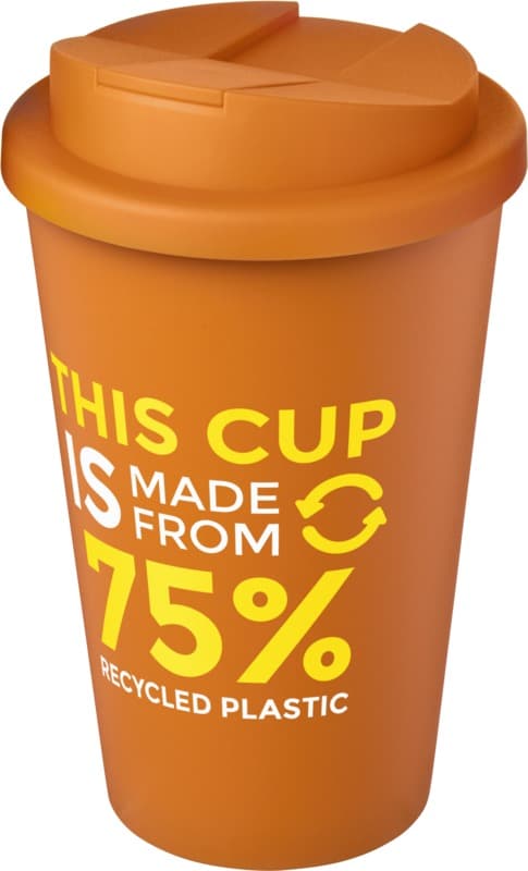 Americano® Eco 350 ml recycled tumbler with spill-proof lid 120