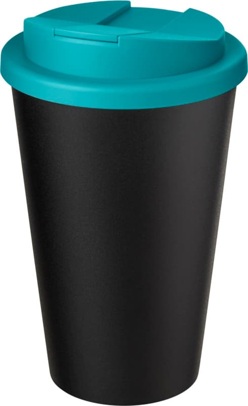 Americano® Eco 350 ml recycled tumbler with spill-proof lid 46