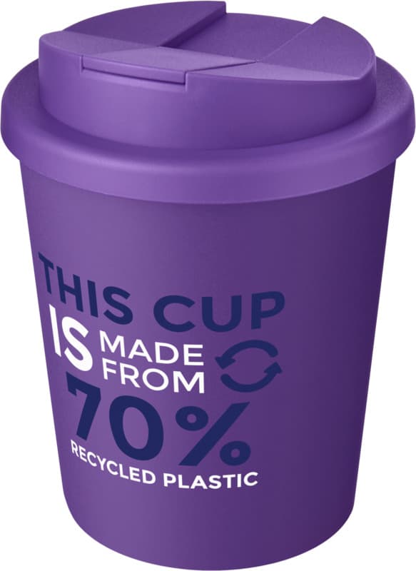 Americano® Espresso Eco 250 ml recycled tumbler with spill-proof lid  70