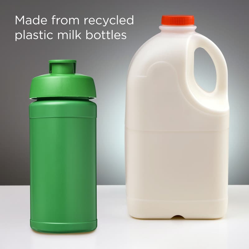 Baseline 500 ml recycled sport bottle with flip lid 14
