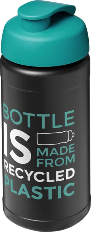Baseline 500 ml recycled sport bottle with flip lid 60