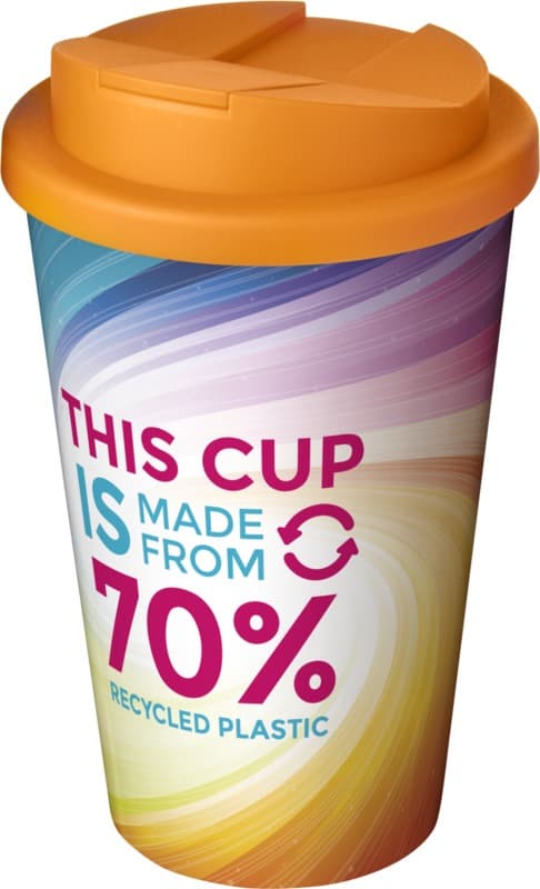 Brite-Americano® Eco 350 ml spill-proof insulated tumbler 33